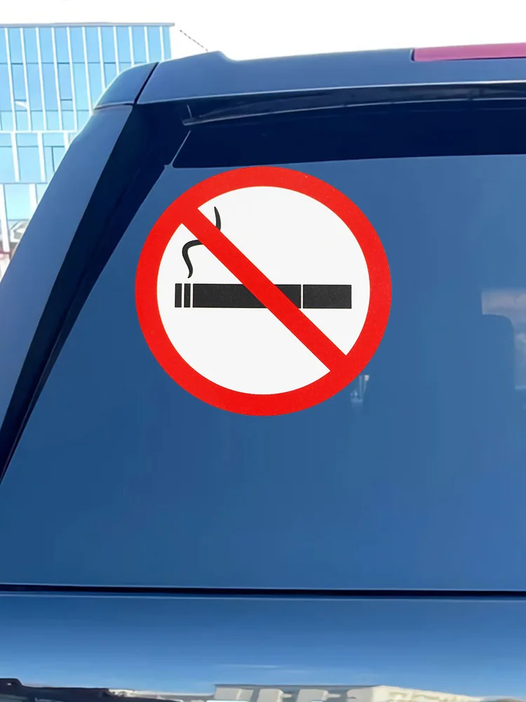 N611# Smoking Is Forbidden Here PVC Water Proof Decal Car Decoration Sticker Warning Signs