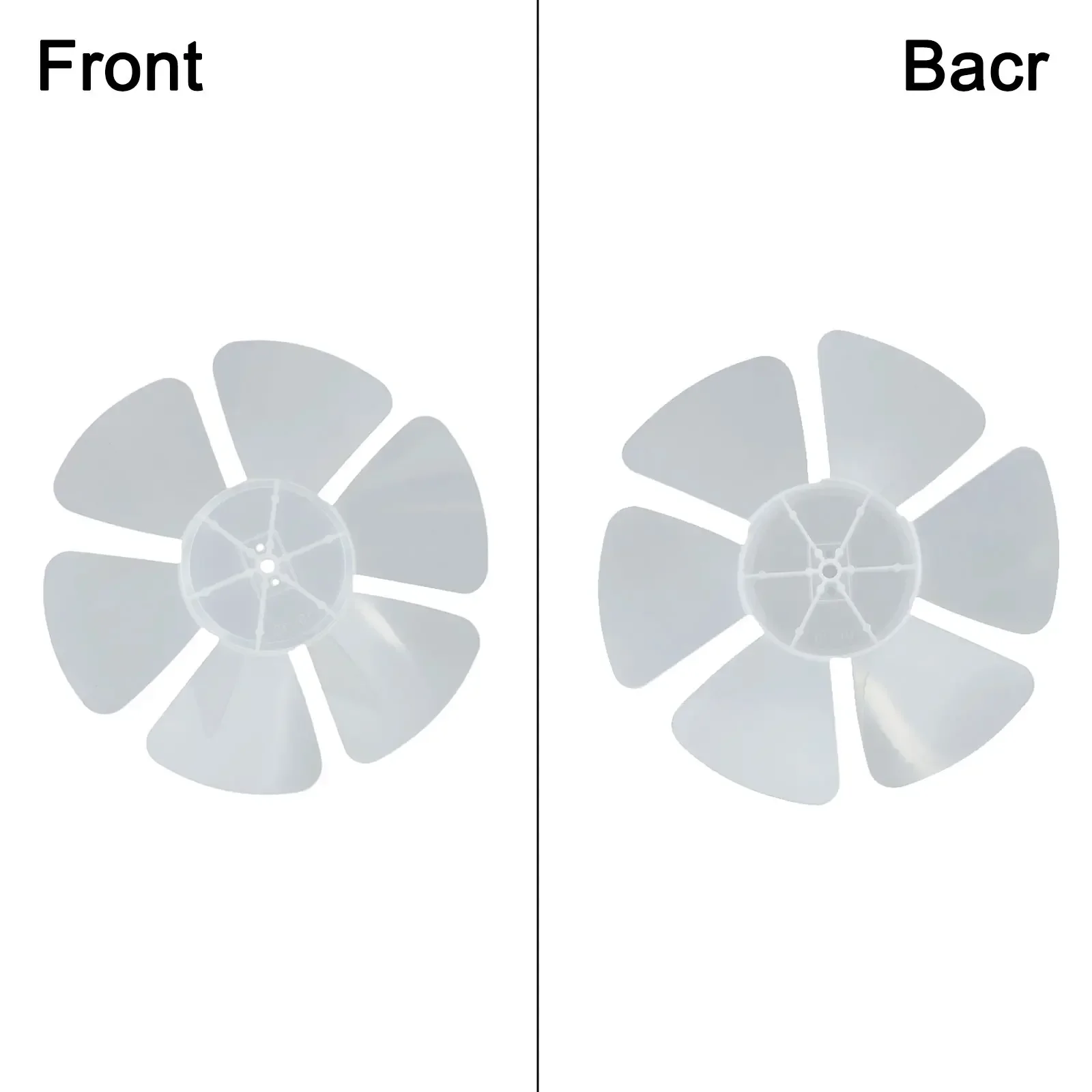 Aspas de ventilador eléctrico para el hogar, piezas de repuesto de plástico