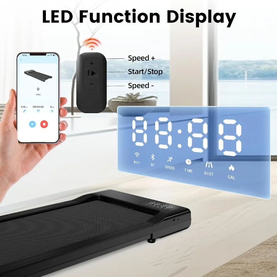 2025 ترقية وسادة المشي الذكية القابلة للسباق تحت المكتب مع برنامج المكافآت لعشاق المكتب المنزلي واللياقة البدنية سريعة #3