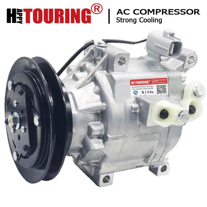 Conditioning AC Compressor Kubota SCSA06C T106572213  T1065-72213  T205572230  T2055-72230  447220-7460  6A671-97110 12V 1GR