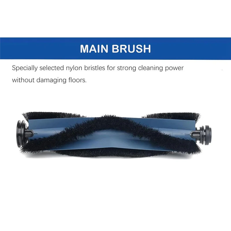 

ABSS-Parts For Eufy X10 Pro Omni Robot Vacuum,1 Roller Brush,3 HEPA Filters,6 Side Brushes,6 Mop Cloths,6 Dust Bags