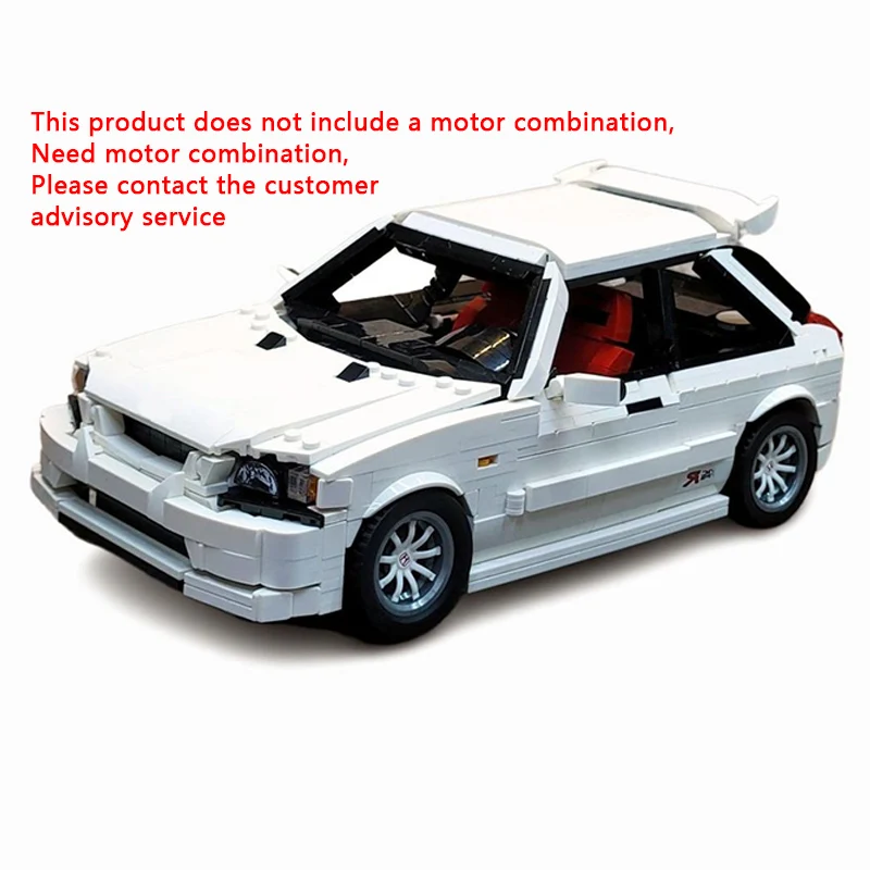 Speed Racing Car Model MOC Building Bricks Type-R Sports Car Modular Technology Children Holiday Gifts Assemble Toys Suit