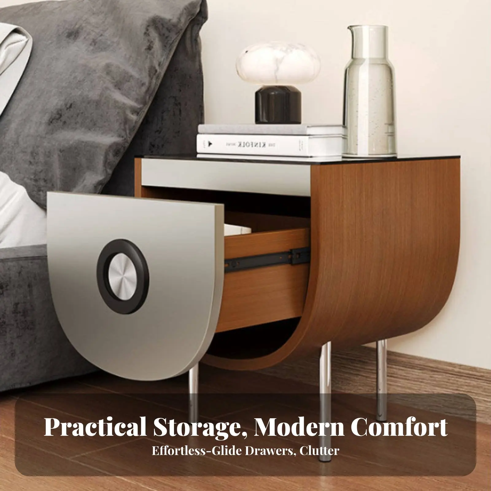 C-Shaped Snack Tabl…