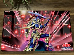 Yugioh-tcg取引カードゲームマット、Blackluster the spithwordman、テーブルプレイマット、デスクゲームプレイマット、マウスパッド