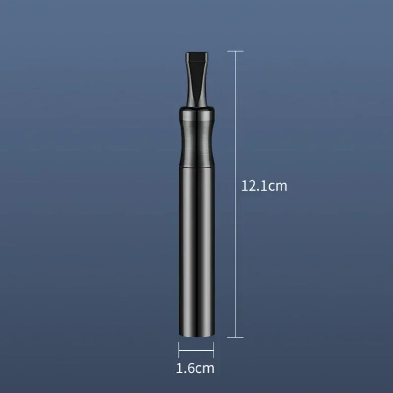 Aluminum Alloy Mini Anti dropping Ashtray Portable Ashtray Outdoor Car Indoor Home Office Resin Bite Cigarette Sleeve Men\'s Gift