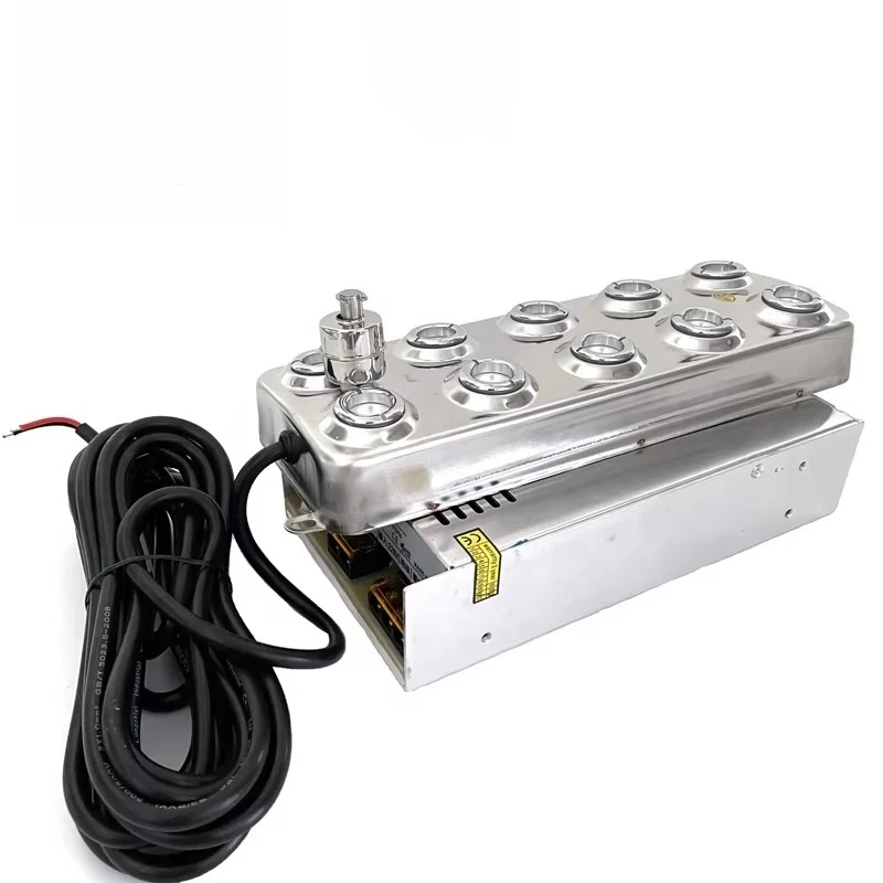 Aquarium atomizer head, air humidifier, incubator, ultrasonic waves