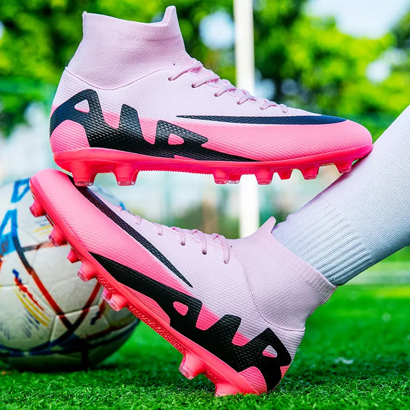 

New Men Outdoor Soccer Shoes Long Spikes Football Boots Hot-selling High-quality Indoor Sneakers Outdoor Sports Shoes Match