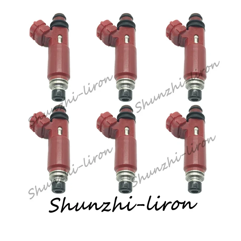 6pcs Fuel Injector Nozzle OE 195500-3970 For Mitsubish Montero 3.5L V6 2001-2002 MD357267 FJ943 4G1725 Gasoline New Brand