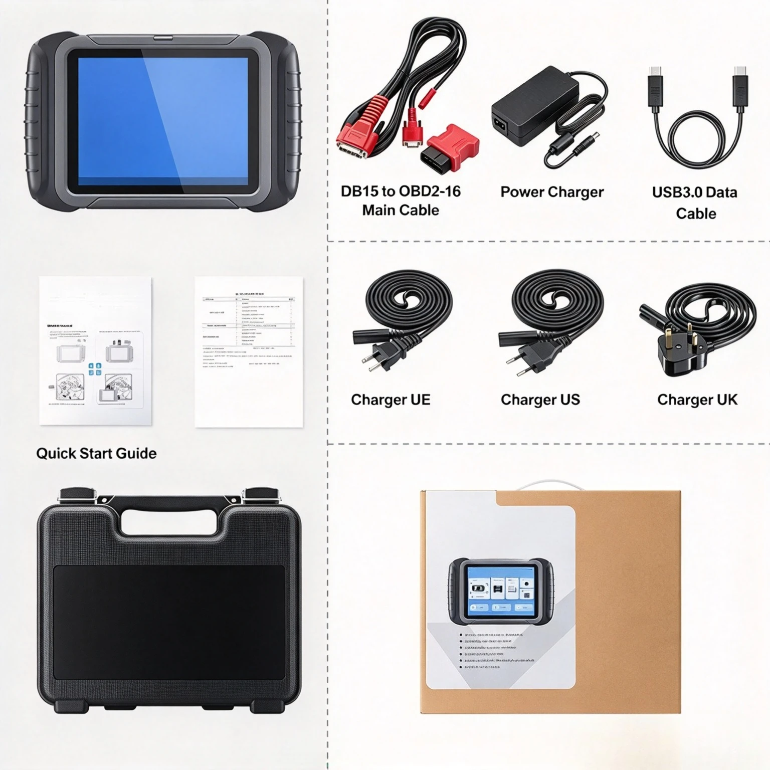 2026 New XTOOL D9HD 12v 24v Auto Scanner Codes Diagnostic Tool Universal 12/24v Truck Diagnosis Machine and
