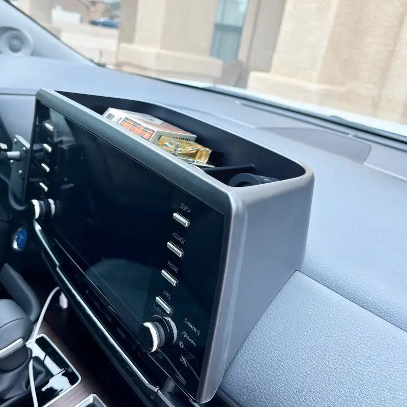 For 2021 2022 2023 2024 Toyota Sienna Center Console Dashboard Tray Storage Car Box Dash Board  Organizer ABS Insert Accessories - Image 4