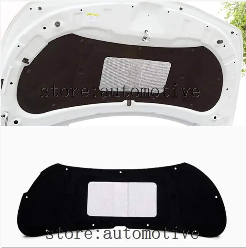 

20142015 2016 2017 For Hyundai SOLARIS Car Heat Sound Insulation Cotton Front Hood Engine Firewall Mat Pad Cover Noise Deadener