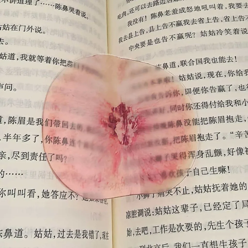 Page Marker Transparent Cute Bookmark Transparent Book mark Simulated Creative Fruit Paper Clip For Books Desktop Photography