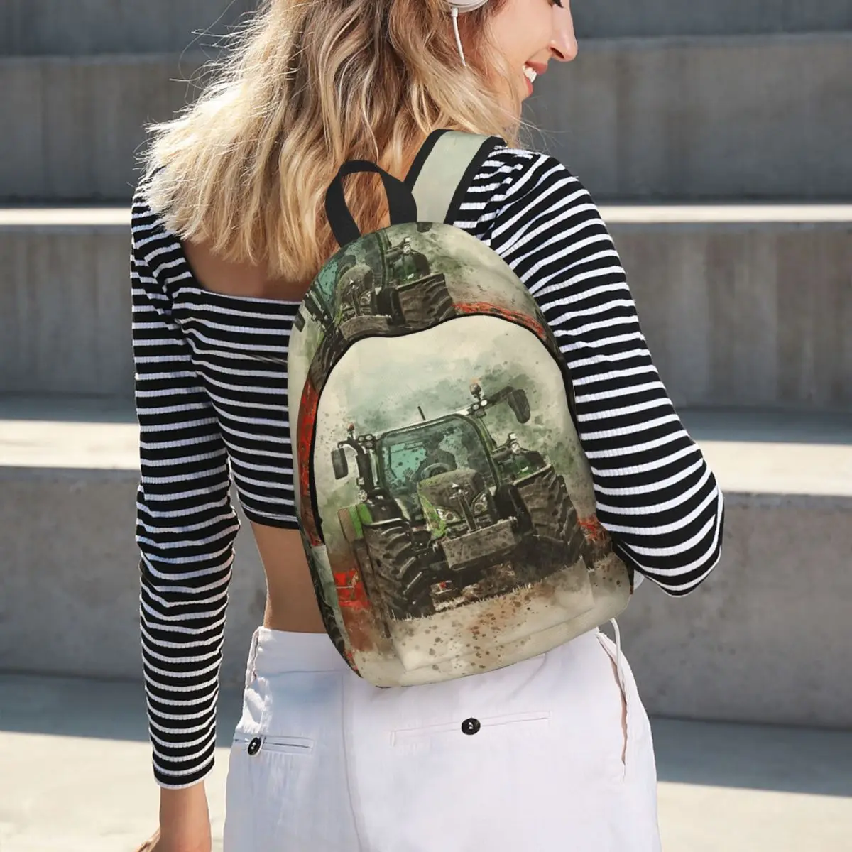 Рюкзак с прививкой Fendt Tractor, рюкзак большой емкости, детская сумка для книг, школьная сумка, сумки на плечо для мужчин и женщин