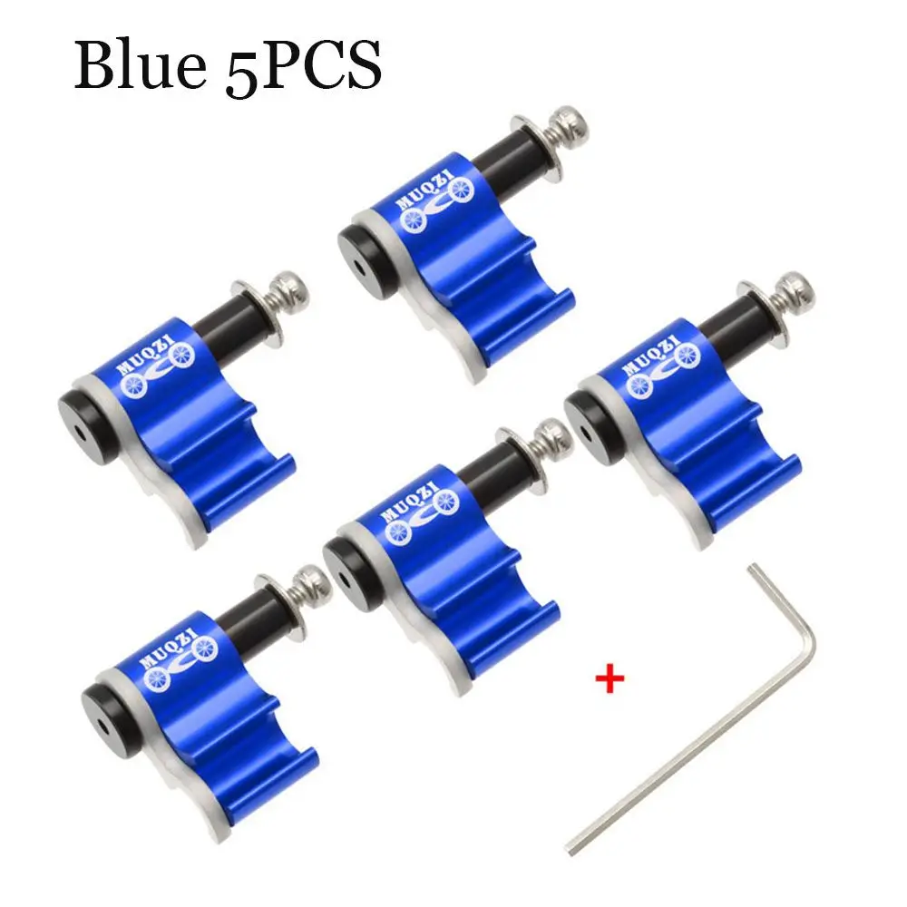 

1/5pcs Aluminium Alloy Wire Trap Brake Line Pipe Oil Tube Fixed Adapter Guide Tubing Alignment Organizer Bike Cable Grip