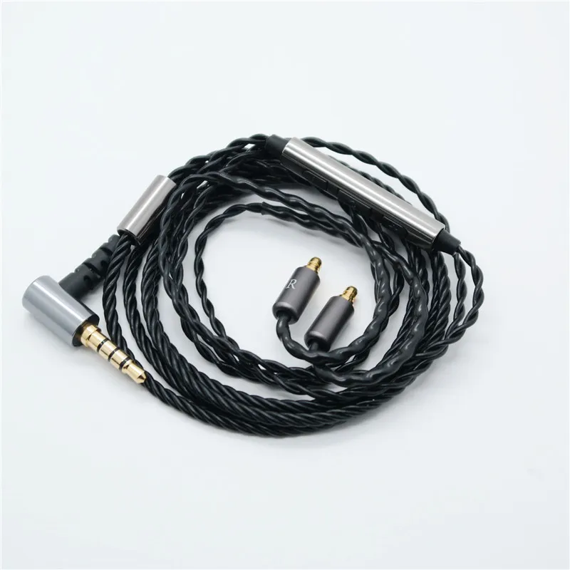 IE100 IE400Pro IE500Pro Cable For Sennheiser Headpone Earphone Replacement With Microphone Volume OFC Update Cable