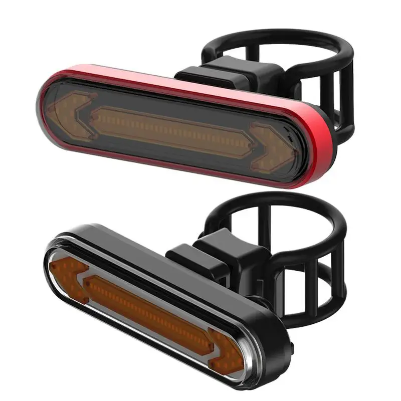 

Road Bike Rear Light Waterproof Turn Lamp For Scooter USB Rechargeable Bright Safety Warning Cycling Taillight With Turn Signals