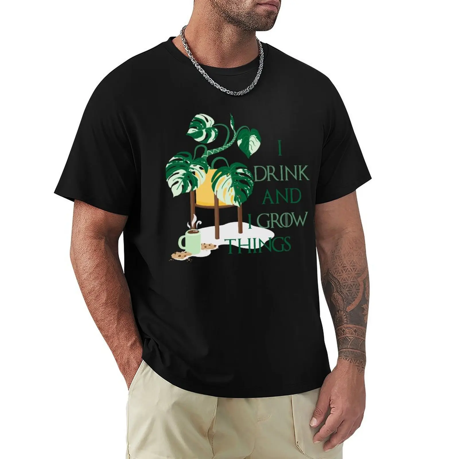 

I Drink And I Grow Things T-Shirt custom shirt shirts graphic funny t shirts for men