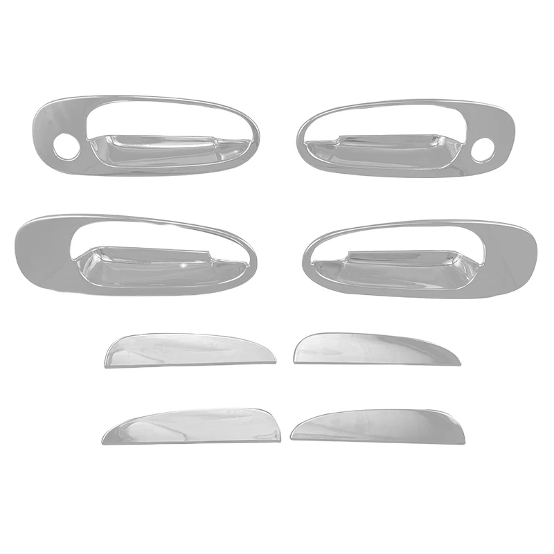 

Car Stickers Cars Accessories Chrome Door Handle Bowl Covers Trim For Toyota RAV4 1996 1997 1998 1999 2000