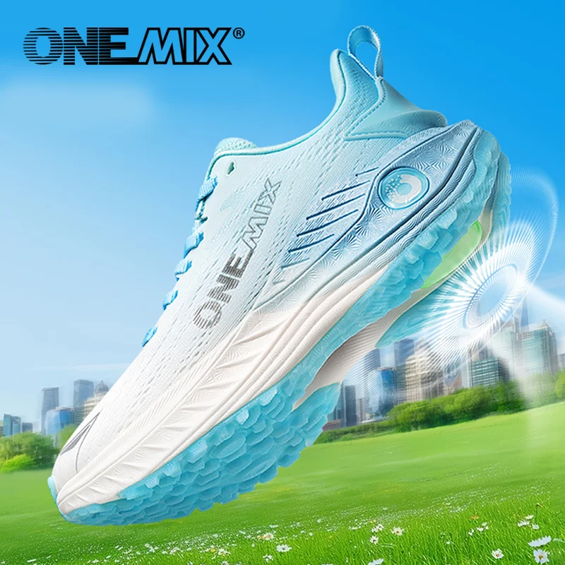 ONEMIX Breathable Casual Running Shoes Lightweight Summer Jogging Gym Sports Shoes for Men And Women Outdoor Cushioned