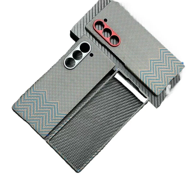 

Kevlar is suitable for Samsung zfold6 ultra-thin mobile phone Samsung Z Fold6 aramid fiber material wavy pattern