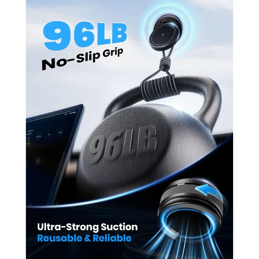 حامل هاتف السيارة المغناطيسي المطور 360 درجة لعام 2026 لـ Magsafe مع 96+ LBS أقوى شفط و2800gf أقوى مغناطيسي لـ #3