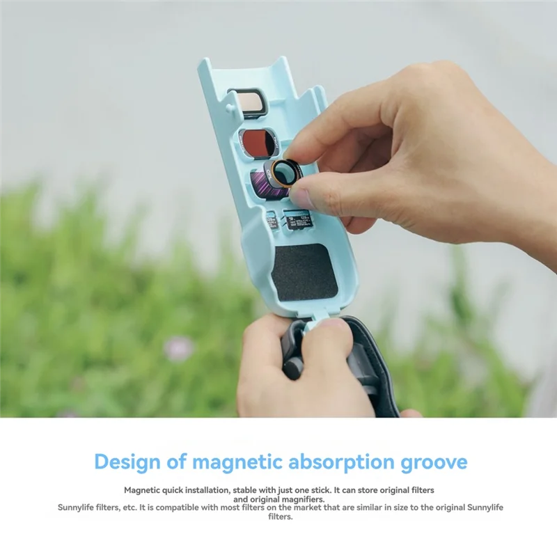 جديد-Sunnylife ل DJI Osmo Pocket 3 الغطاء الواقي عدسة الكاميرا شاشة مكافحة سقوط الغطاء العلوي تخزين جلب حبل الملحقات الظلام G