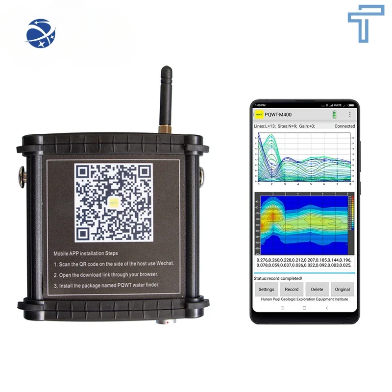 

PQWT M100 Water surveying equipment 100 meters borehole pump water detector underground finder