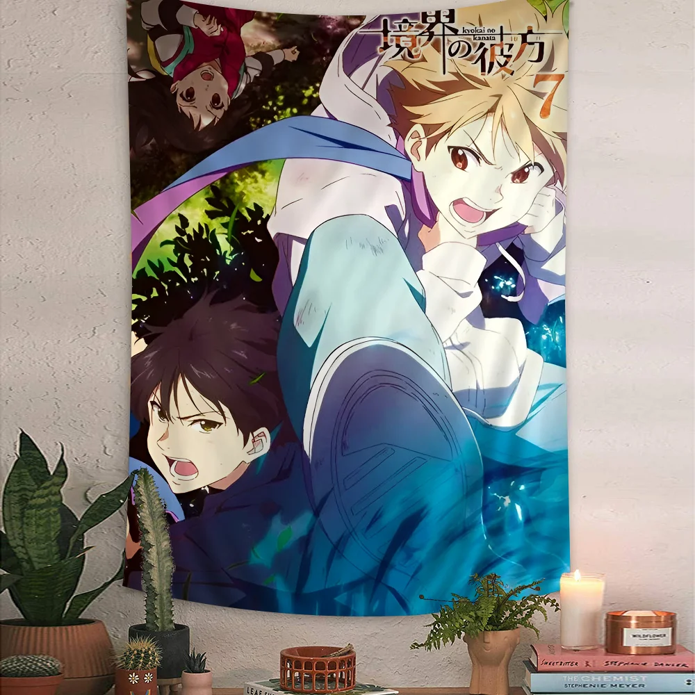 Anime B-Beyond The B-Boundary Printed Large Wall Tapestry Hanging Tarot Hippie Wall Rugs Dorm Home Decor