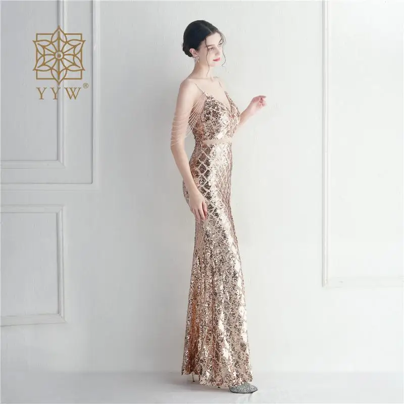 Slim Evening 2023 Women Dress Purple Sleeveless Beading Luxury Robe Backless Side Slip Sexy Wedding Ball Gown Sequins Dubai Gown