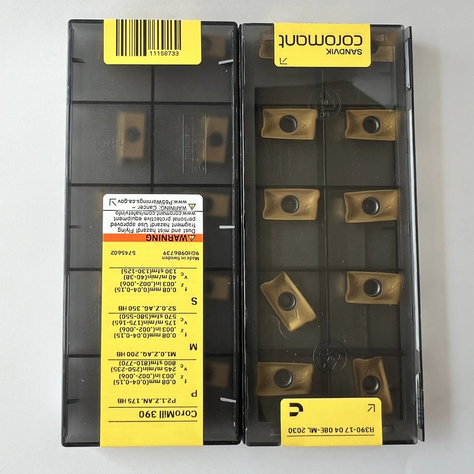 

SANDVIK / R390-170408E-ML 2030 / Original Swedish hard alloy blade 10 Pcs