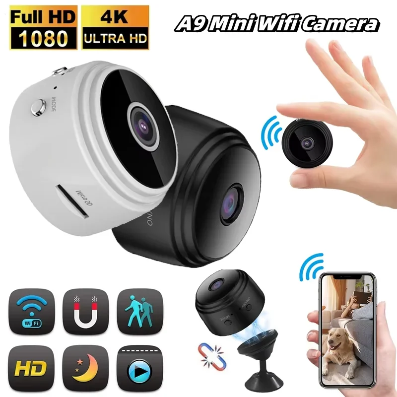 A9 Mini 1080p HD kamera WiFi bezprzewodowa kamera bezpieczeństwa mikro monitor kamery wewnętrzna wersja nocna wideo inteligentna kamera domowa 2025