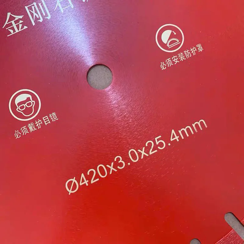 Fast Shipping 420mm Diamond Saw Blade Dry Cutting Disc 16.54 Inch for Concrete Porcelain Tile Granite Quartz Stone - Concret