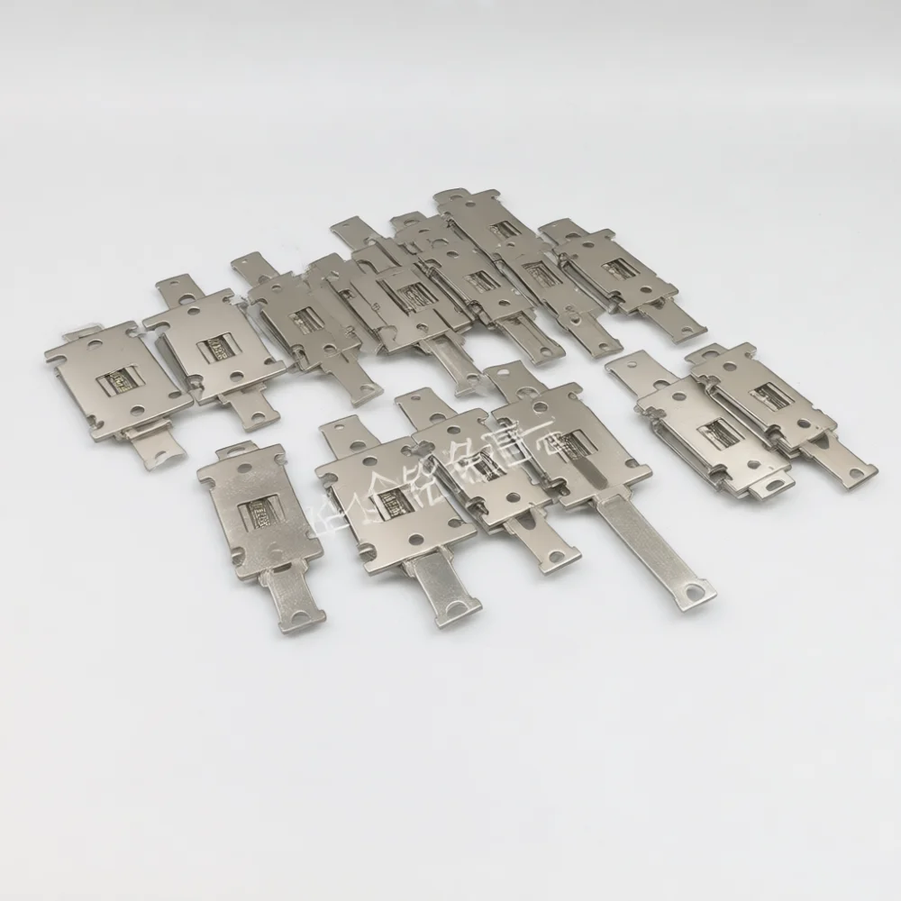 Professional DIN 35mm Rail Mounting Clip For SSR Power Switch Nickel Plated Steel Holder Industrial Electrical Parts