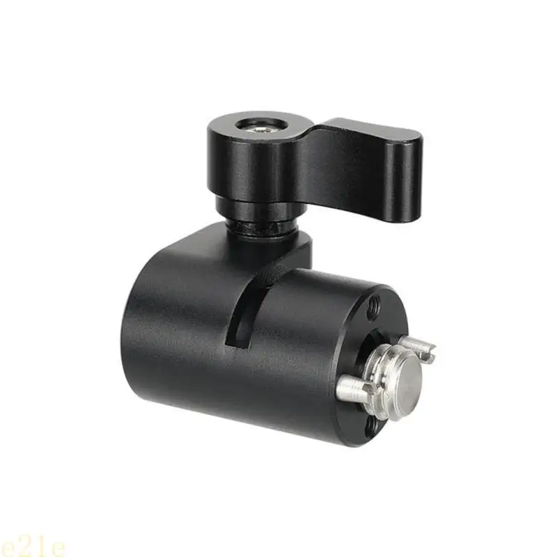 

E21E 15mm Single Rod Clamp Holder With 3/8inch Thread Screw Anti Twist Locating Pins