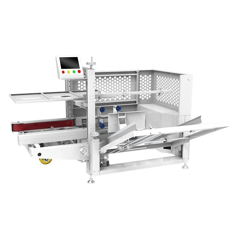 Automatic carton unpacking machine food packaging line automatic folding