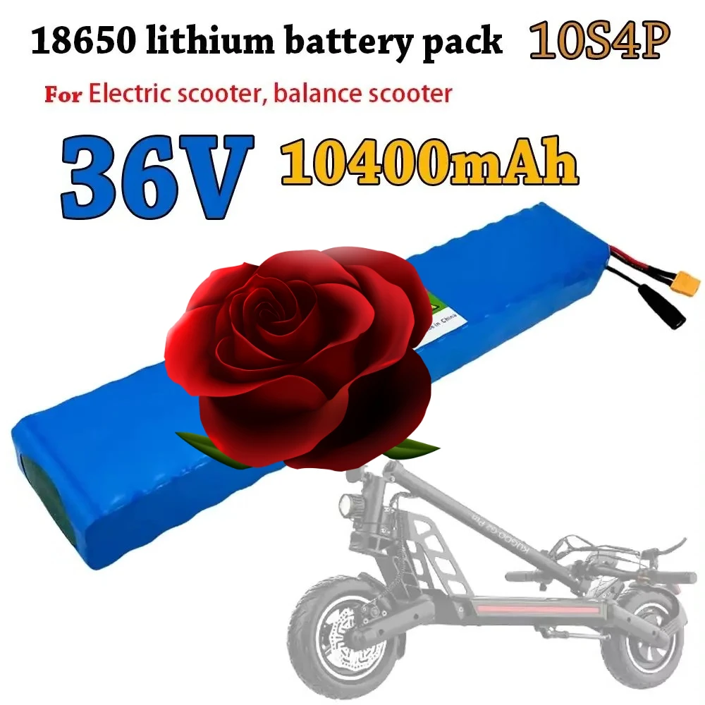 

10S4P 36V 10400mAh Electric Scooter Lithium Battery 18650 battery pack 36V 10.4Ah Electric Scooter Electric Scooter Battery 36v