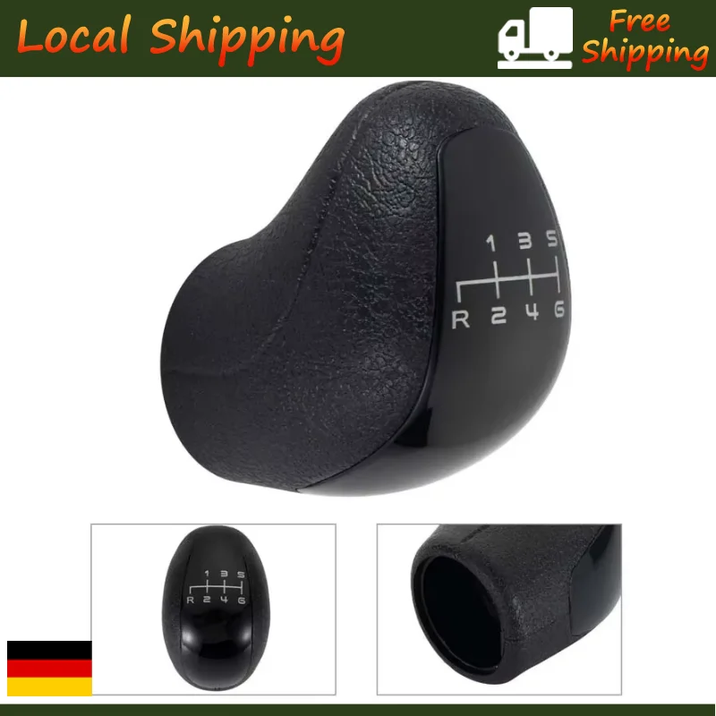 Pommeau de levier de vitesse 6 vitesses pour voiture, levier de changement de vitesse durable pour Mercedes Benz Sprinter 906 2006-2013, pommeau de levier de vitesse noir