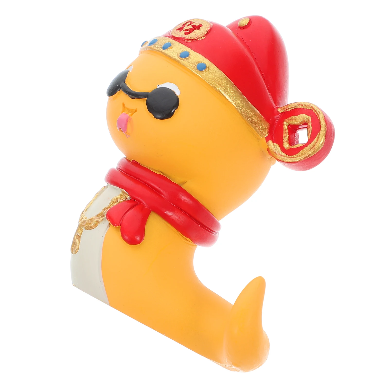 

Cartoon New Statue Lucky Zodiac Ornament Resin For Home Car Decor Chinese Spring Festival Decoration Small Lucky Animal Gift