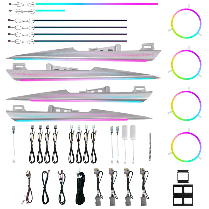 TMPRO LED Ambient Light Kit for QX60 2022-2024 Car Interior Atmosphere Lighting Multicolor Dynamic Decoration Accessory