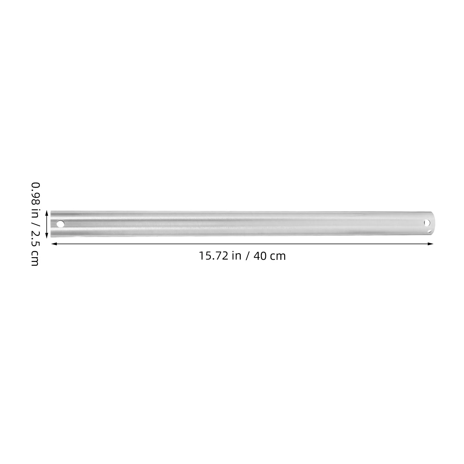 Ceiling Fan Extender Rod Silver Metal Downrod Extension Replacement for Concealed Lighting Fans Fan Light Suspension Rod Home