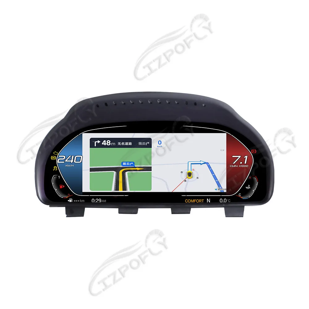 

ЖК-спидометр, приборная панель автомобиля для BMW 5 серии GT-F07 2009-2016/5 серии F10 F11 F18 2010-2017, виртуальная кабина цифрового кластера