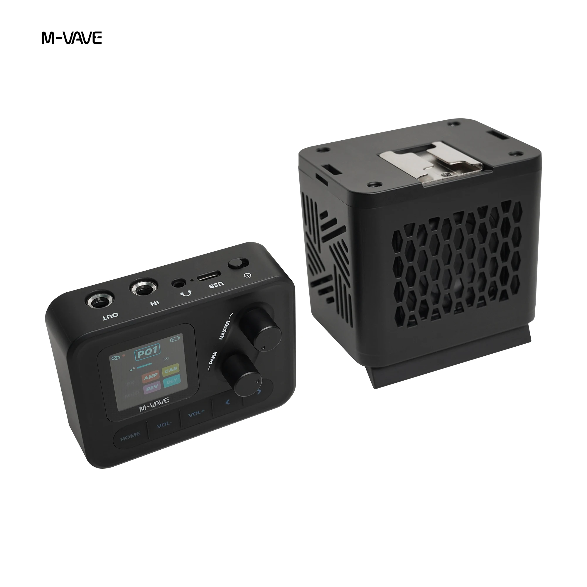 M-VAVE POCKET COMBO Guitar Multi-Effects Pedal Amp Portable Rechargeable Speaker Processor for Electric Guitar Practice