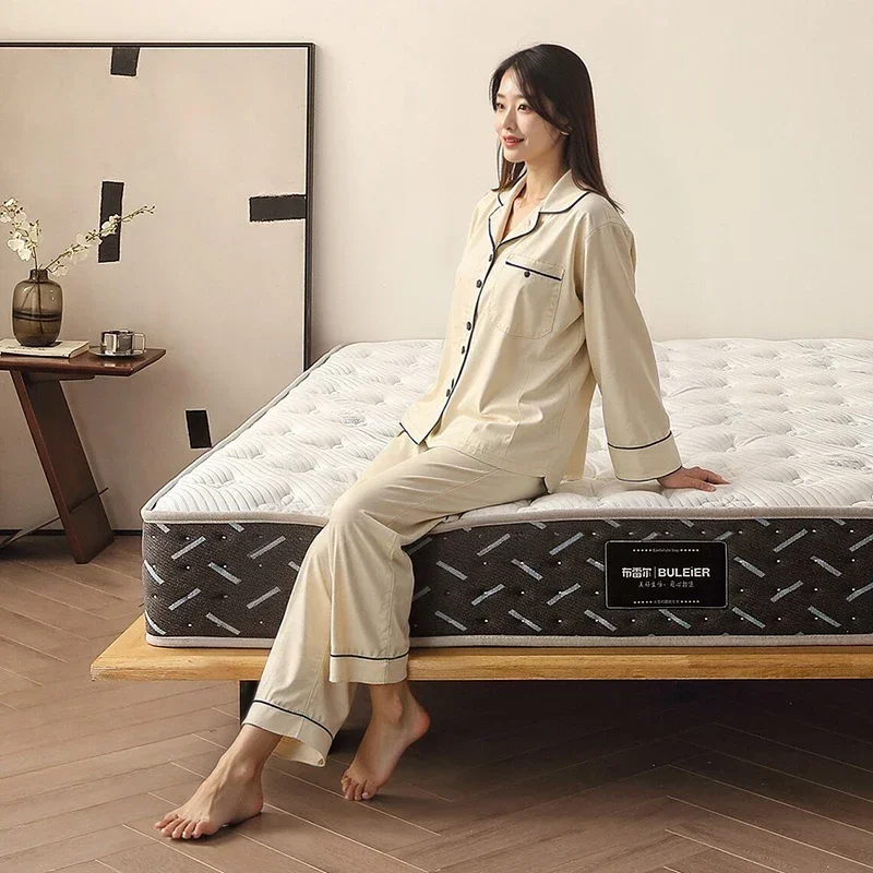 Adult Queen Size Mattresses Bedroom Double Luxury Sleeping Children King Mattresses Twin Spring Soft Matelas Bedroom Furniture