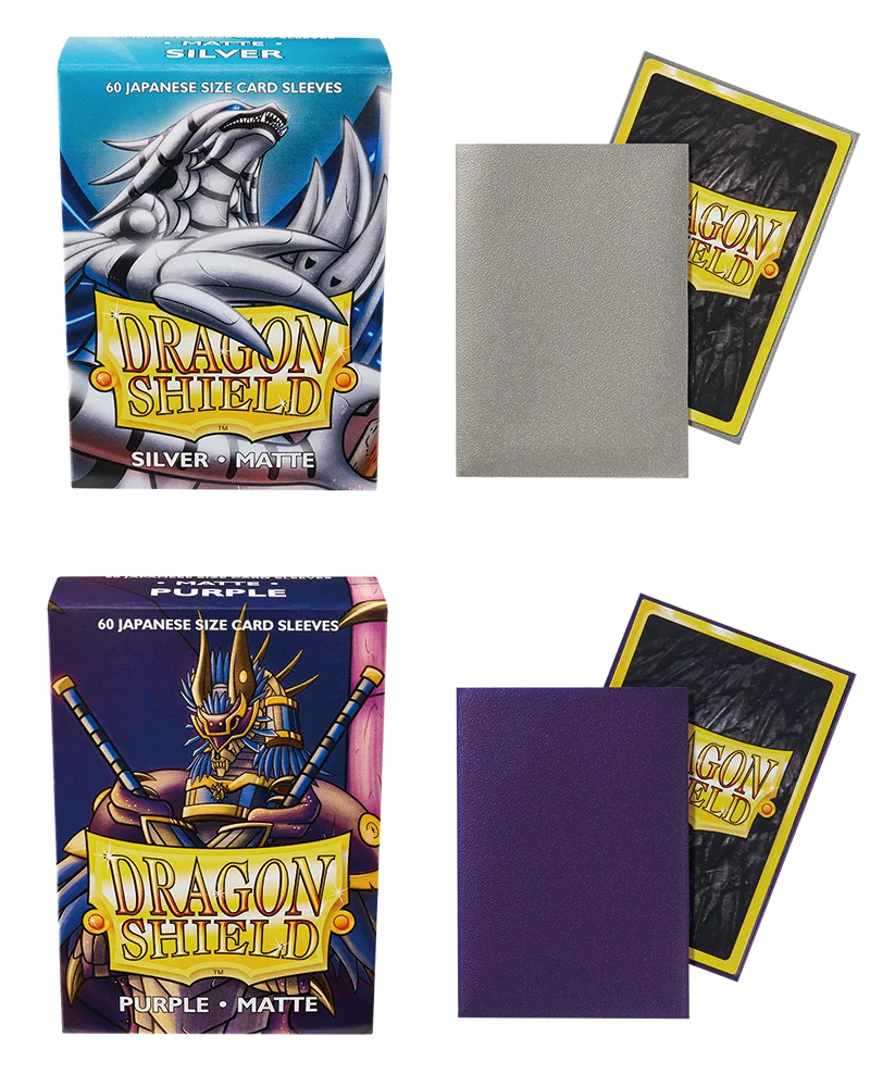 Dragon Shield 60 buah/box YGO kartu permainan lengan bermain untuk Jepang yu-gi Oh ukuran kecil kartu permainan papan MINI penutup pelindung