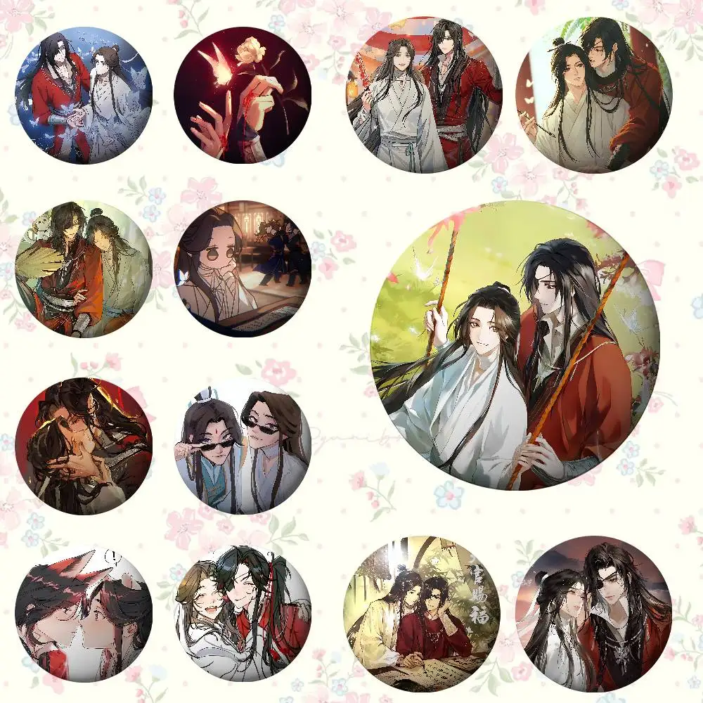 أنيمي السماء المسؤولين نعمة شارات صفيح لينة زر دبوس بروش شارة معدنية مخصصة مجوهرات اكسسوارات قبعة حقيبة التلبيب #6