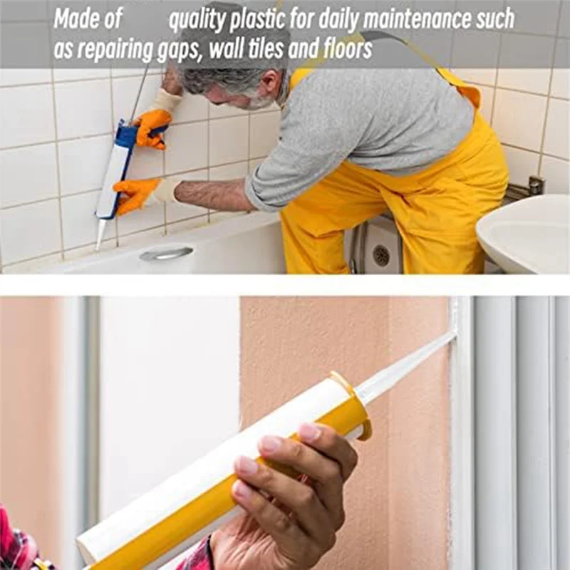 

YWDZ-30 Pieces Plastic Caulk Nozzles Caulk Gun Replacement Caulk Saving Cover Caulk Nozzles Applicator