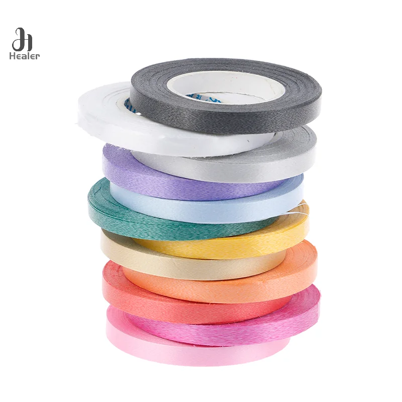 10M/Roll Silk Satin Ribbons Christmas Halloween Wedding Party Decoration Gift Box Wrapping DIY Handmade Crafts Ribbons 0.5cm