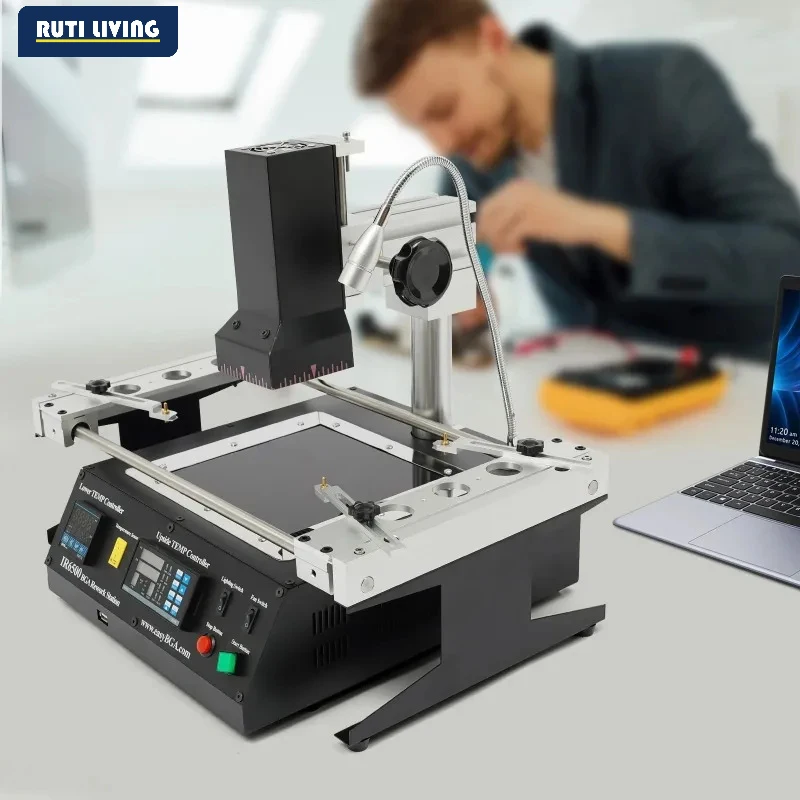IR6500 BGA Rework Station Infrared Solder Welder System with Closed-loop Temperature Control w/USB Cable for Welding Rpairing
