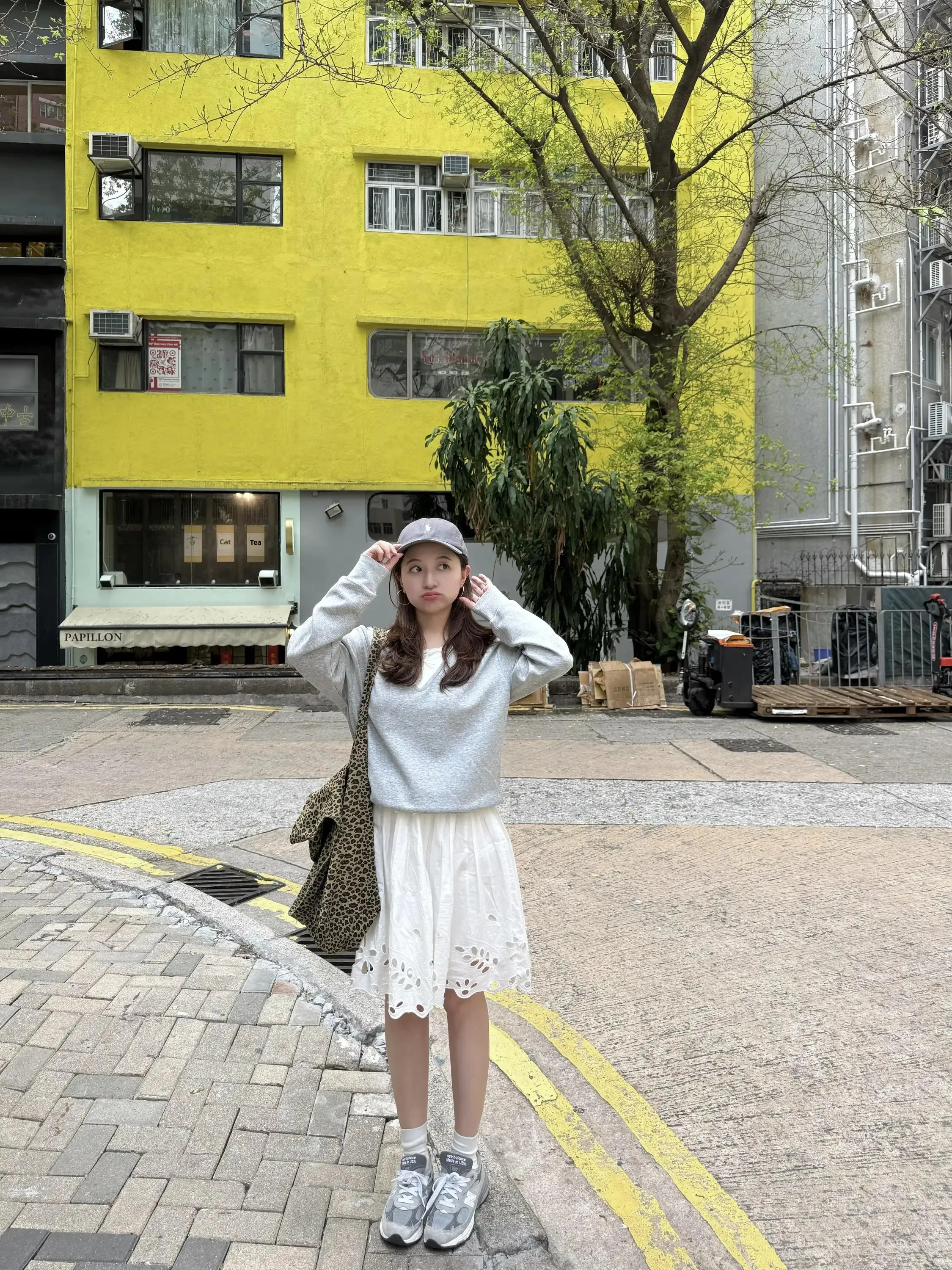 

Retro White Embroidered Cotton A-Line Skirt Women's Spring Summer New Style Slimming Lace Skirt Casual High Waist