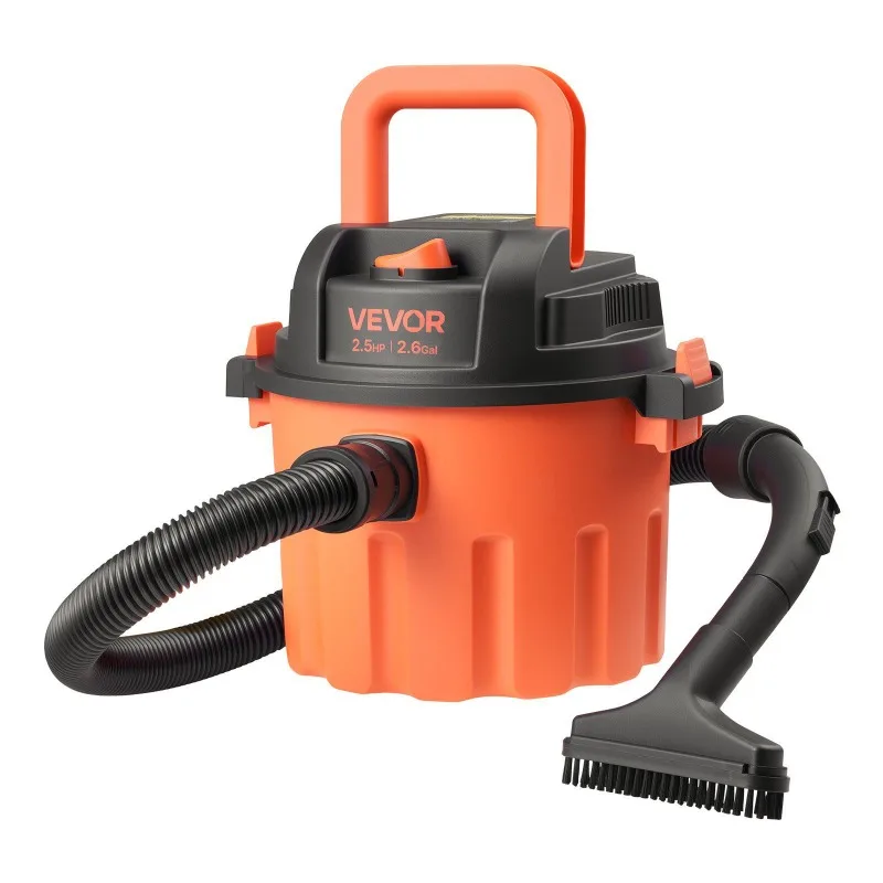 

Пылесос Shop Vac 2.6Gal для сухой уборки, 2.5HP 800W, шланг 1.25"×4', кабель 9.2 фута, для дома/гаража/мастерской, черно-оранжевый